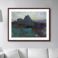 картина: rocky peak, 1875г. в Пятигорске