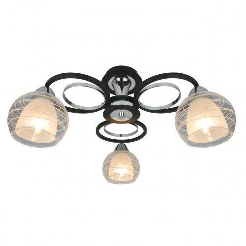 потолочная люстра arte lamp ginevra a1604pl-3bk в Пятигорске
