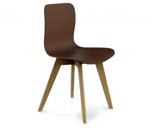 стул dsw коричневый s42 (eames style) в Пятигорске