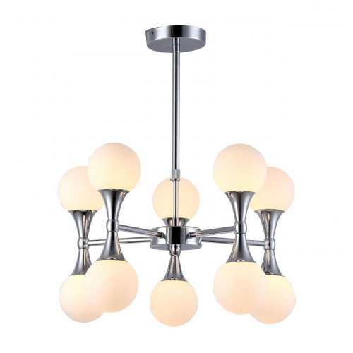 подвесная люстра arte lamp a9162lm-10cc белая в Пятигорске