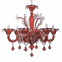 подвесная люстра ideal lux ca vendramin sp6 rosso в Пятигорске