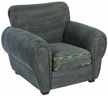 кресло san francisco denim armchair серое в Пятигорске