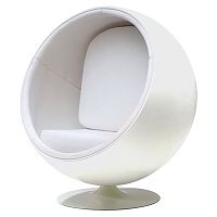 кресло eero ball chair белое в Пятигорске