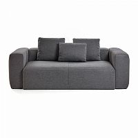 диван blok sofa 2 темно-серый от la forma (ex julia grup) в Пятигорске