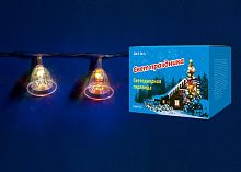 светодиодная гирлянда «колокольчики» 280см rgb (07919) uniel uld-s0280-020/dta rgb ip20 bells в Пятигорске