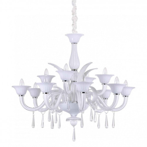 подвесная люстра ideal lux renoir sp12 bianco в Пятигорске