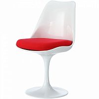 стул eero saarinen style tulip chair красная подушка в Пятигорске