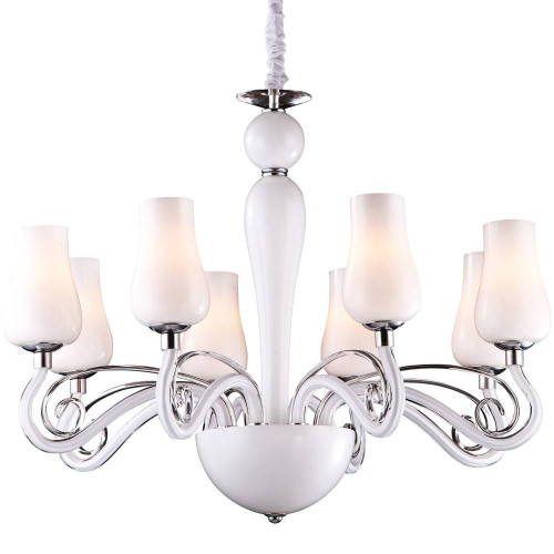 подвесная люстра arte lamp biancaneve a8110lm-8wh в Пятигорске