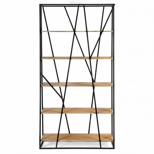 стеллаж powell black темный дуб в Пятигорске