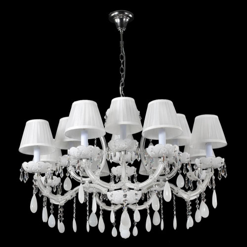 подвесная люстра crystal lux blanca sp12 белая в Пятигорске