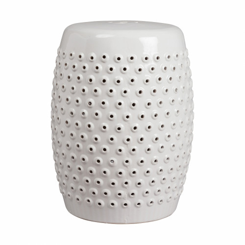 керамический столик-табурет cutwork garden stool белый в Пятигорске