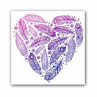 постер heart а4 (фиолетовый) в Пятигорске