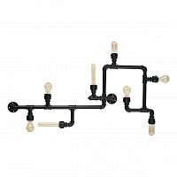 потолочная люстра ideal lux plumber pl8 nero в Пятигорске