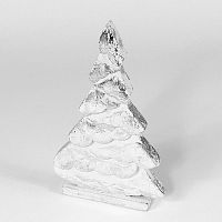 украшение новогоднее на подставке ель серебряная snow tree, 32х19х5 см в Пятигорске